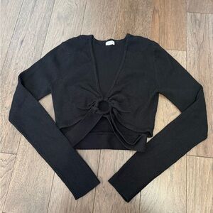 Garage Long Sleeve Top with Ring